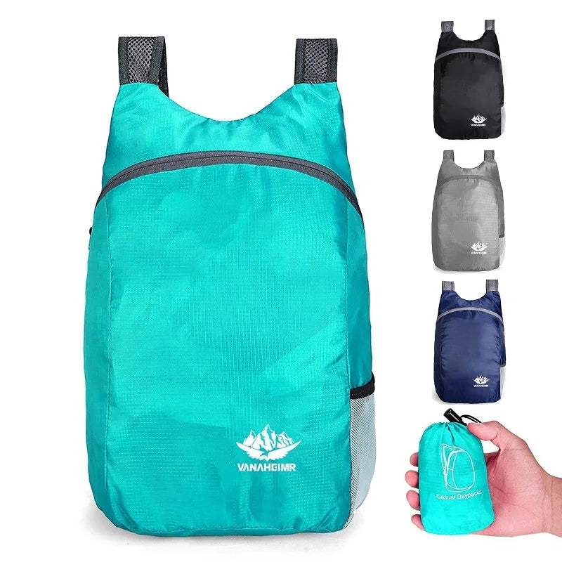 Ultralight Folding Bag Men Women Waterproof High-Volume Portable Backpack Lightweight Travel Bags Outdoor Sports Daypack