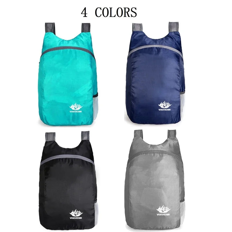 Ultralight Folding Bag Men Women Waterproof High-Volume Portable Backpack Lightweight Travel Bags Outdoor Sports Daypack